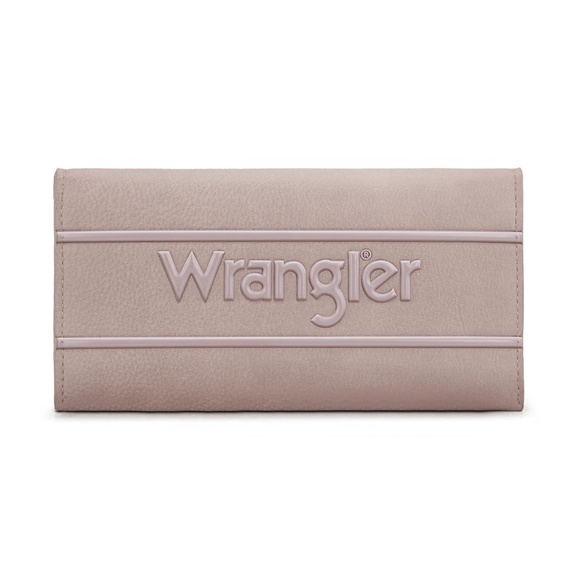 Wrangler Long Wallet with Detachable Zipper Pocket Pink - Picture 1 of 5